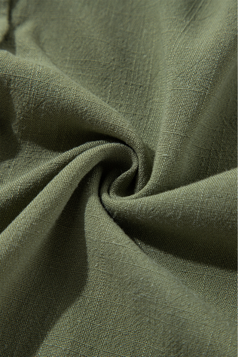 Jungle Green Puff Sleeve Buttoned Tiered Pleated Shirt Mini Dress - loveforevers