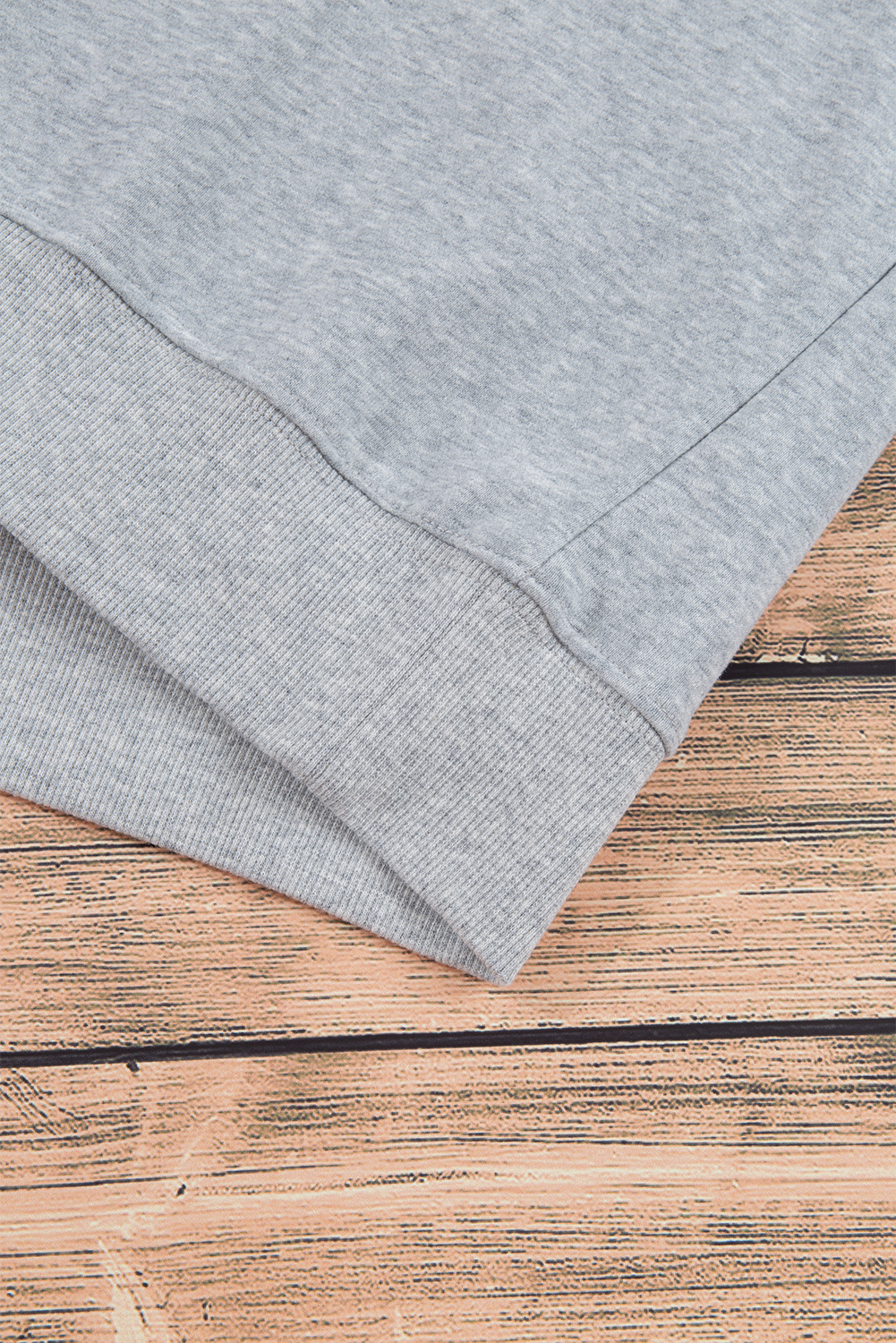 Navy Blue Plain Drop Shoulder Crewneck Pullover Sweatshirt - loveforevers