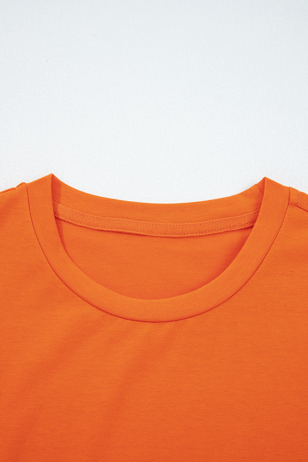 Khaki Casual Plain Crew Neck Tee - loveforevers