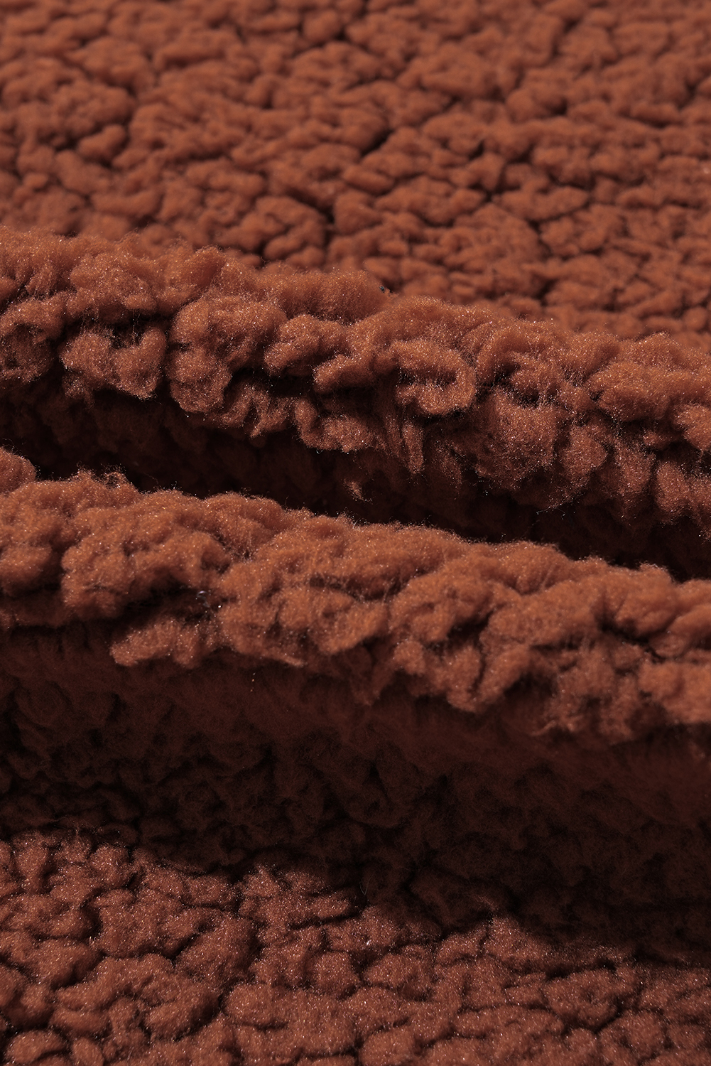 Red Clay Faux Shearling Teddy Bear Jacket - loveforevers