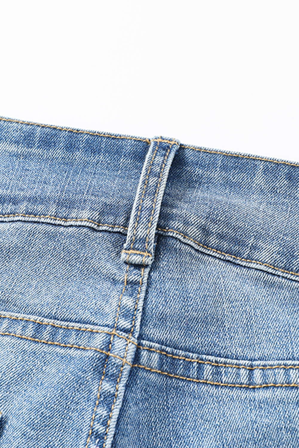 High Waist Distressed Straight Leg Jeans - loveforevers