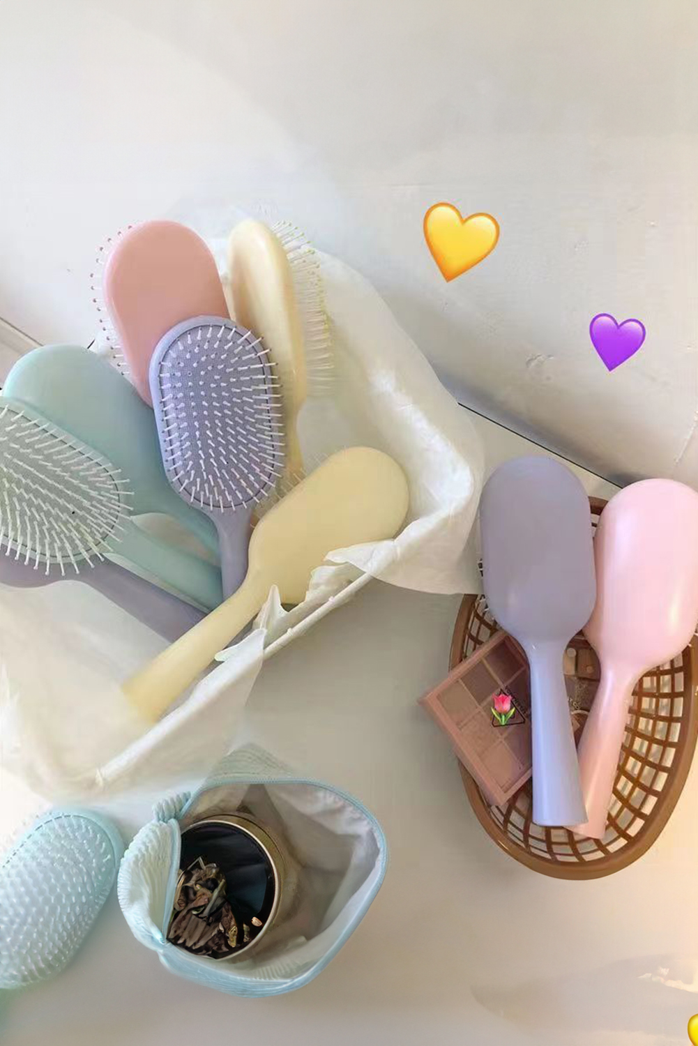 Light Pink Massage Anti-static Air Cushion Comb - loveforevers