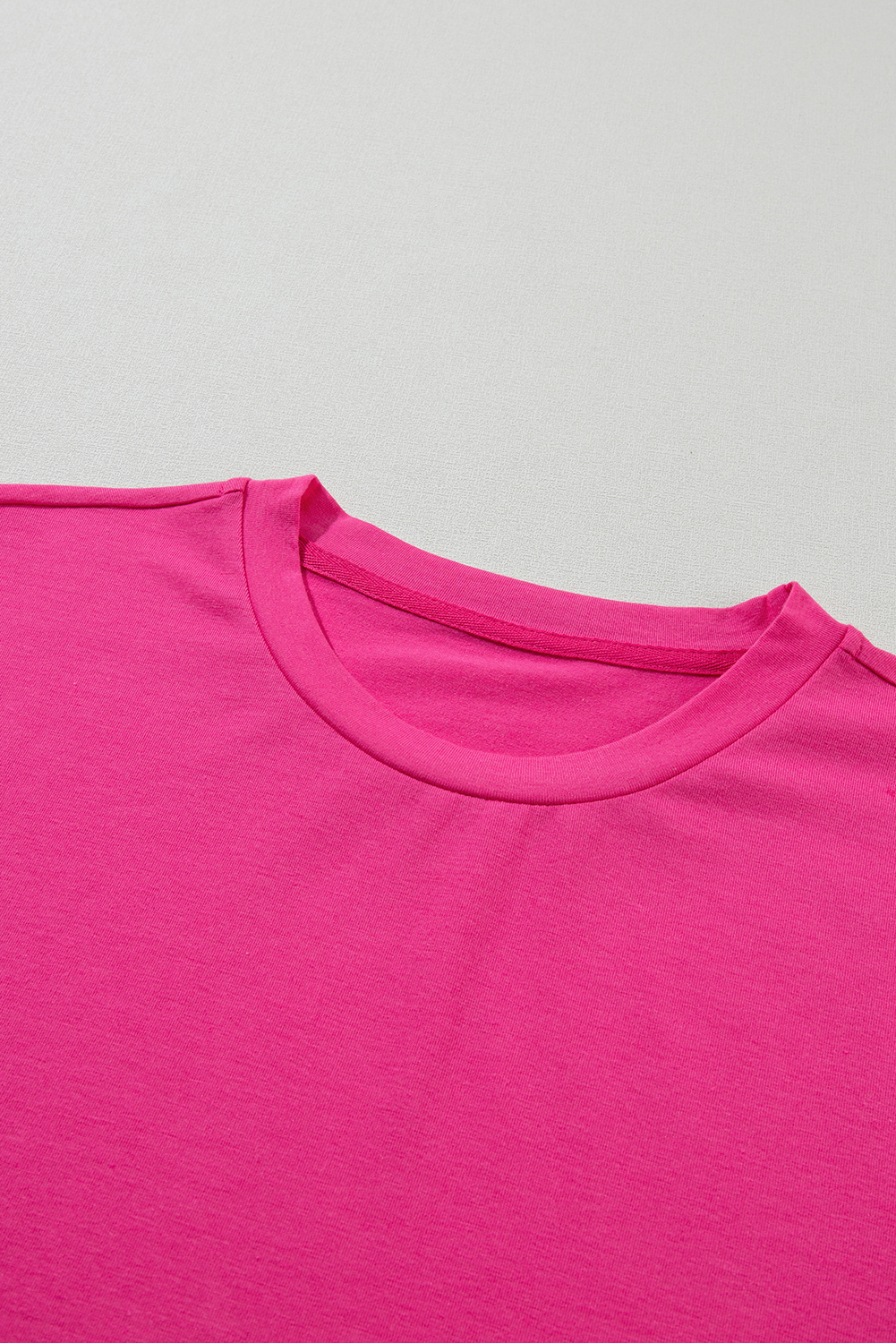 Khaki Casual Plain Crew Neck Tee - loveforevers