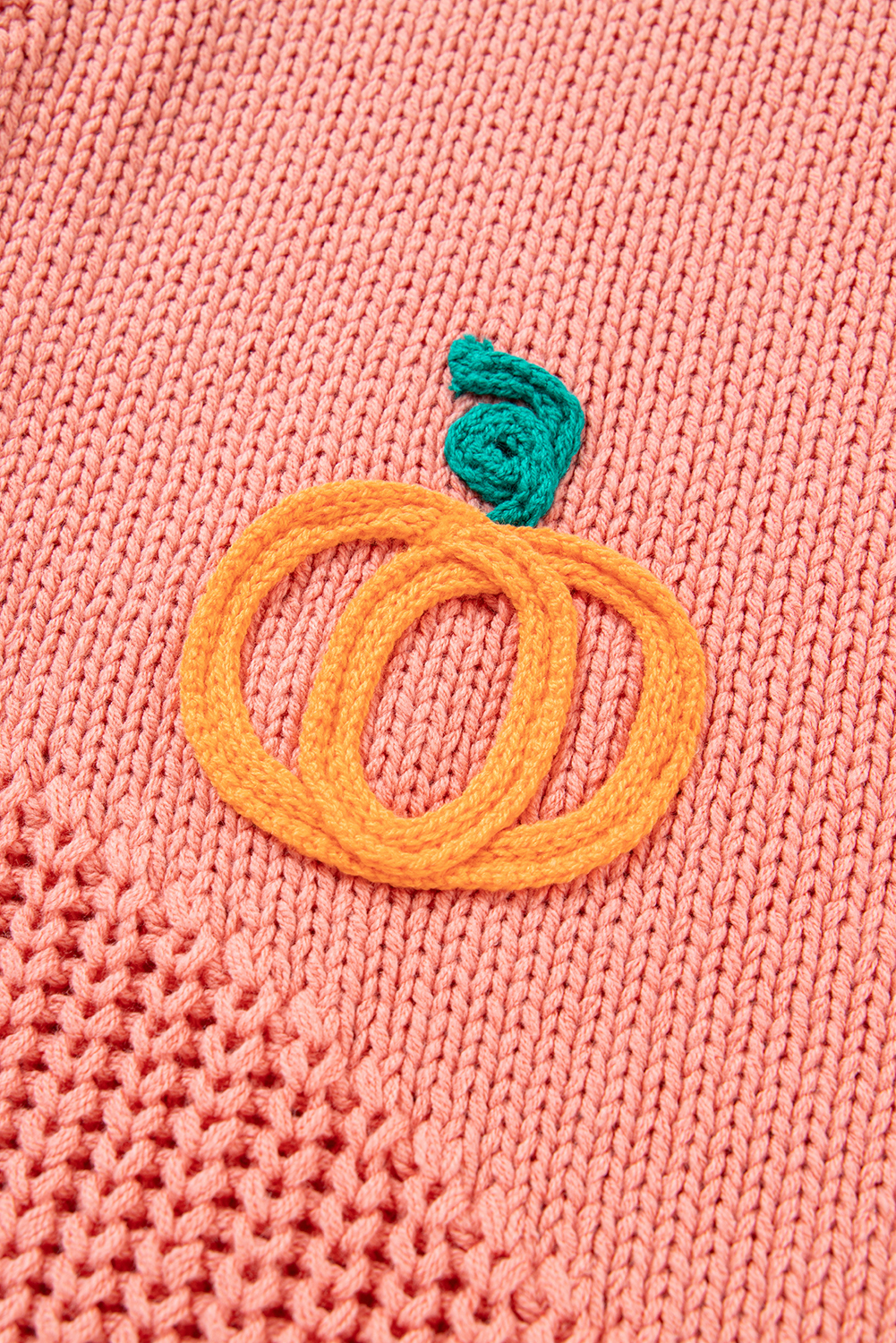 Blossom Pumpkin Embroidered Thanksgiving Holiday Sweater - loveforevers