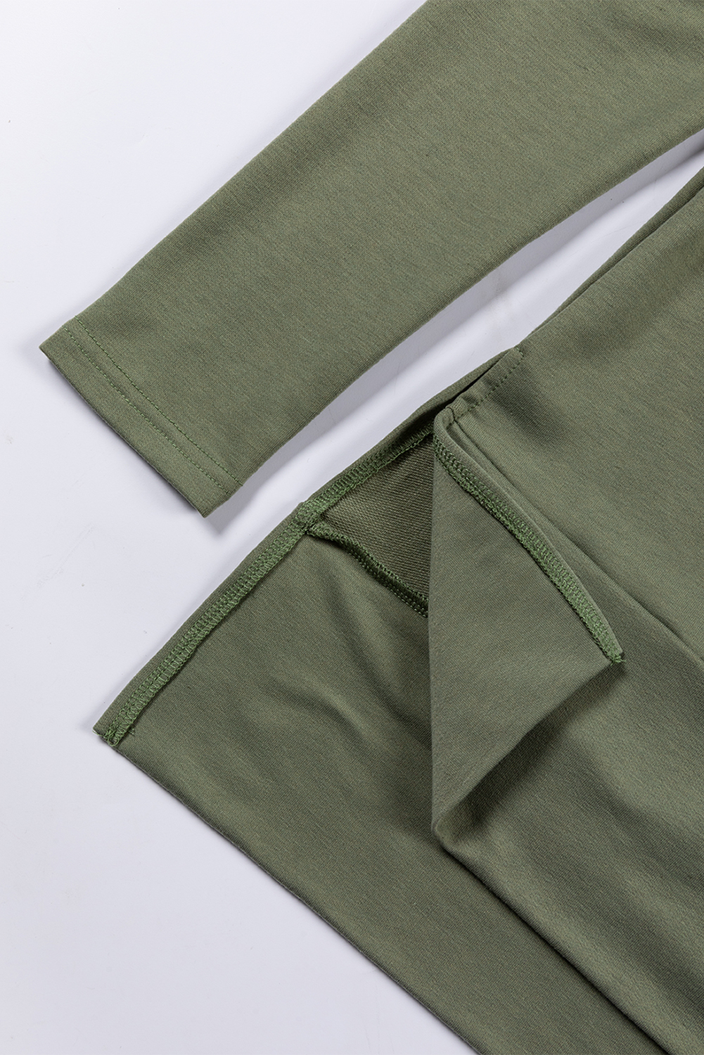 Jungle Green Cowl Neck Shift Tunic Top - loveforevers