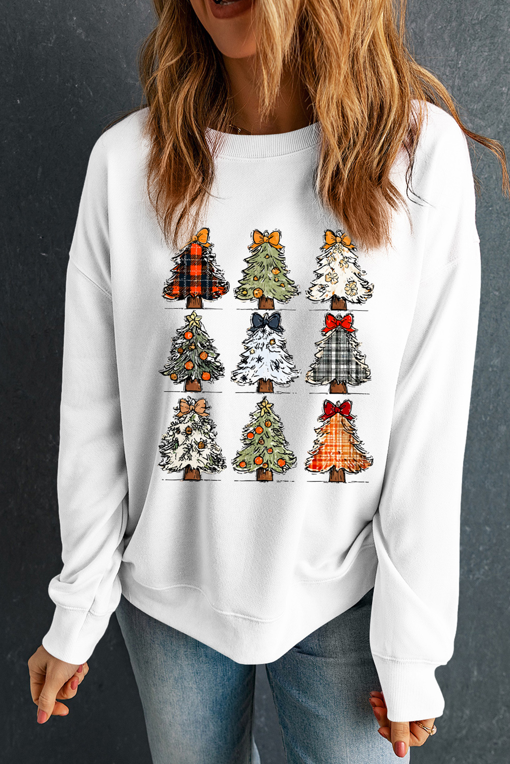 White Christmas PNG Graphic Holiday Sweatshirt - loveforevers