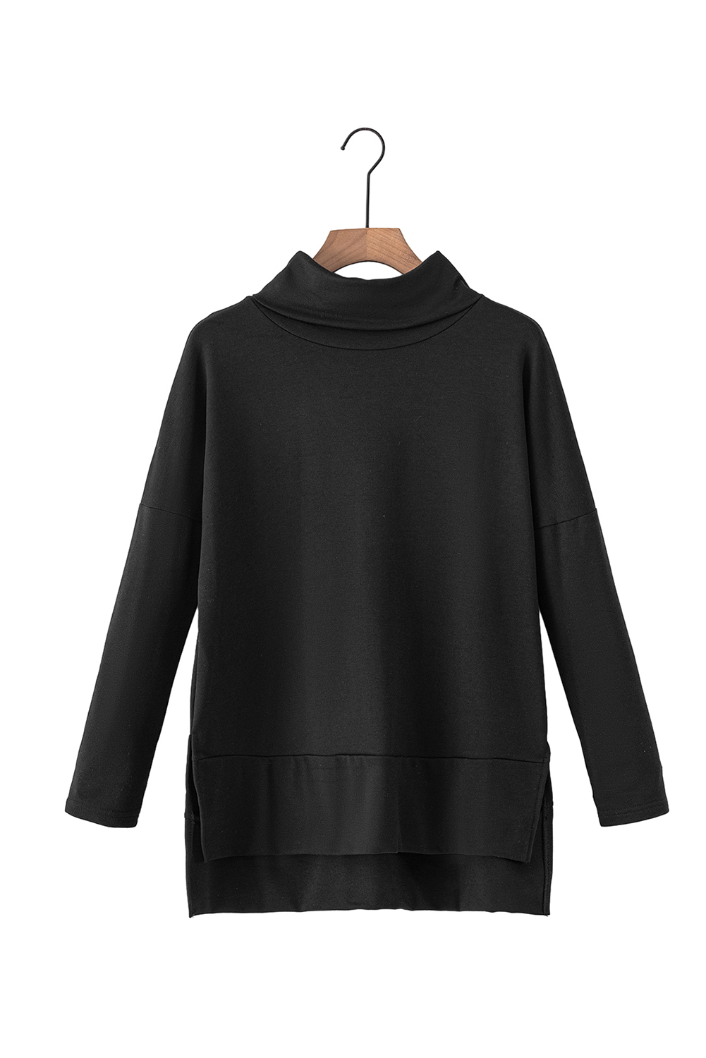 Jungle Green Cowl Neck Shift Tunic Top - loveforevers