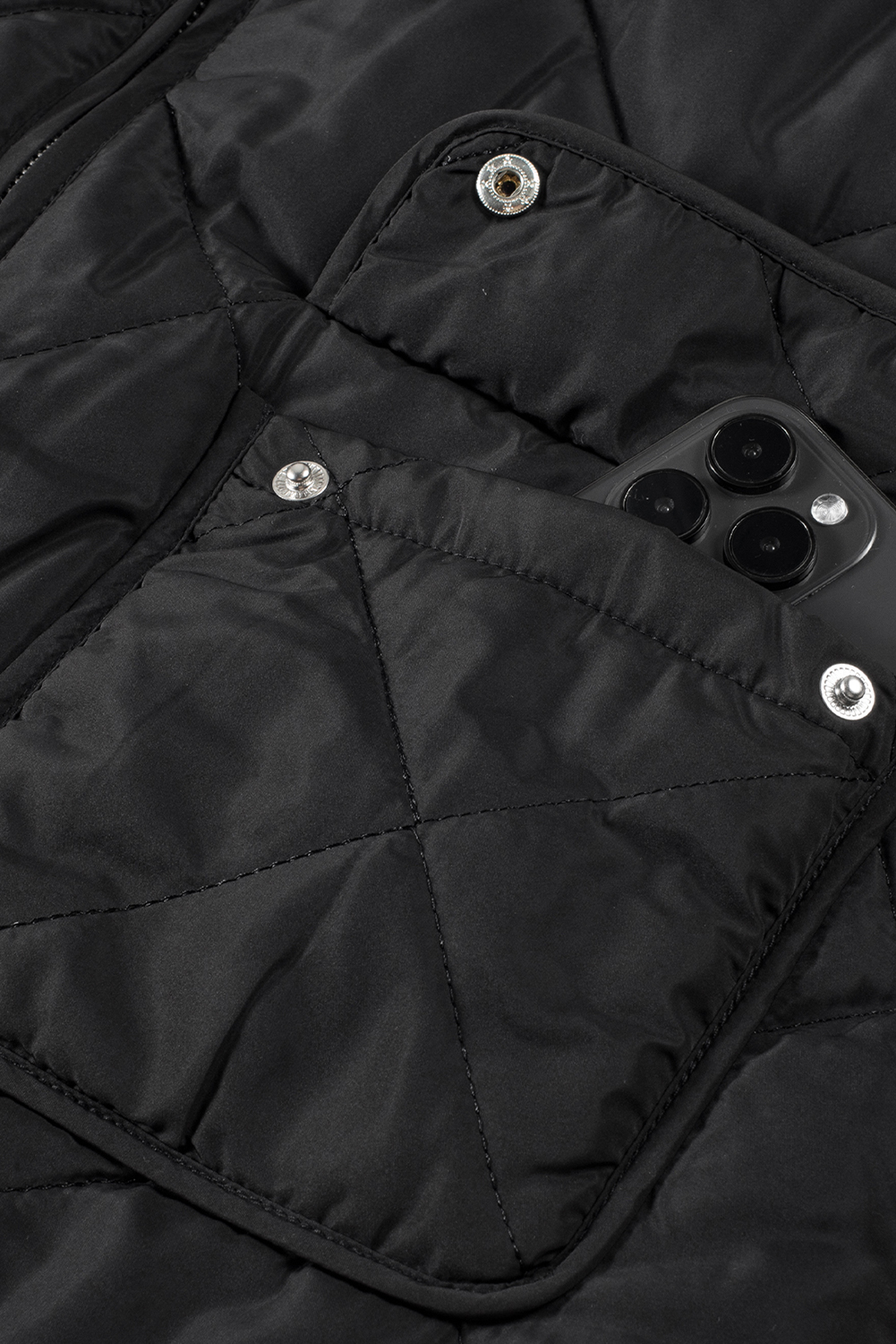 Pink Fleece Lined Quilted Vest Coats - loveforevers