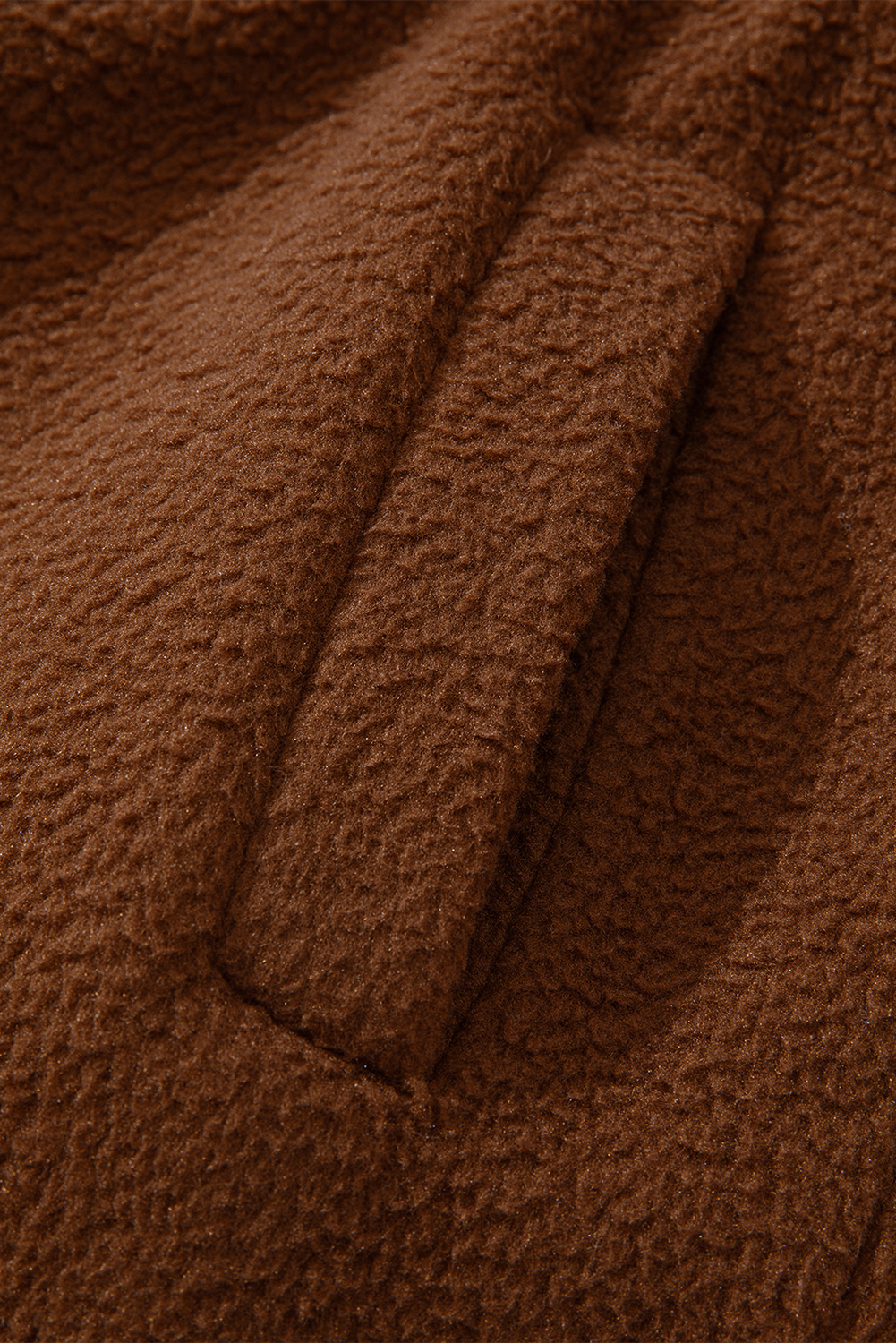 Brown Half Zip Fleece Pullover Sweatshirt - loveforevers