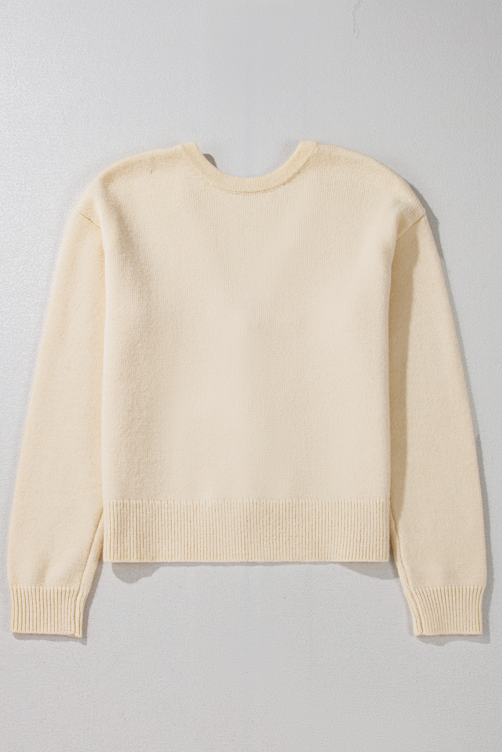 Jet Stream Bowknot Front Loose V Neck Knitted Cardigan - loveforevers