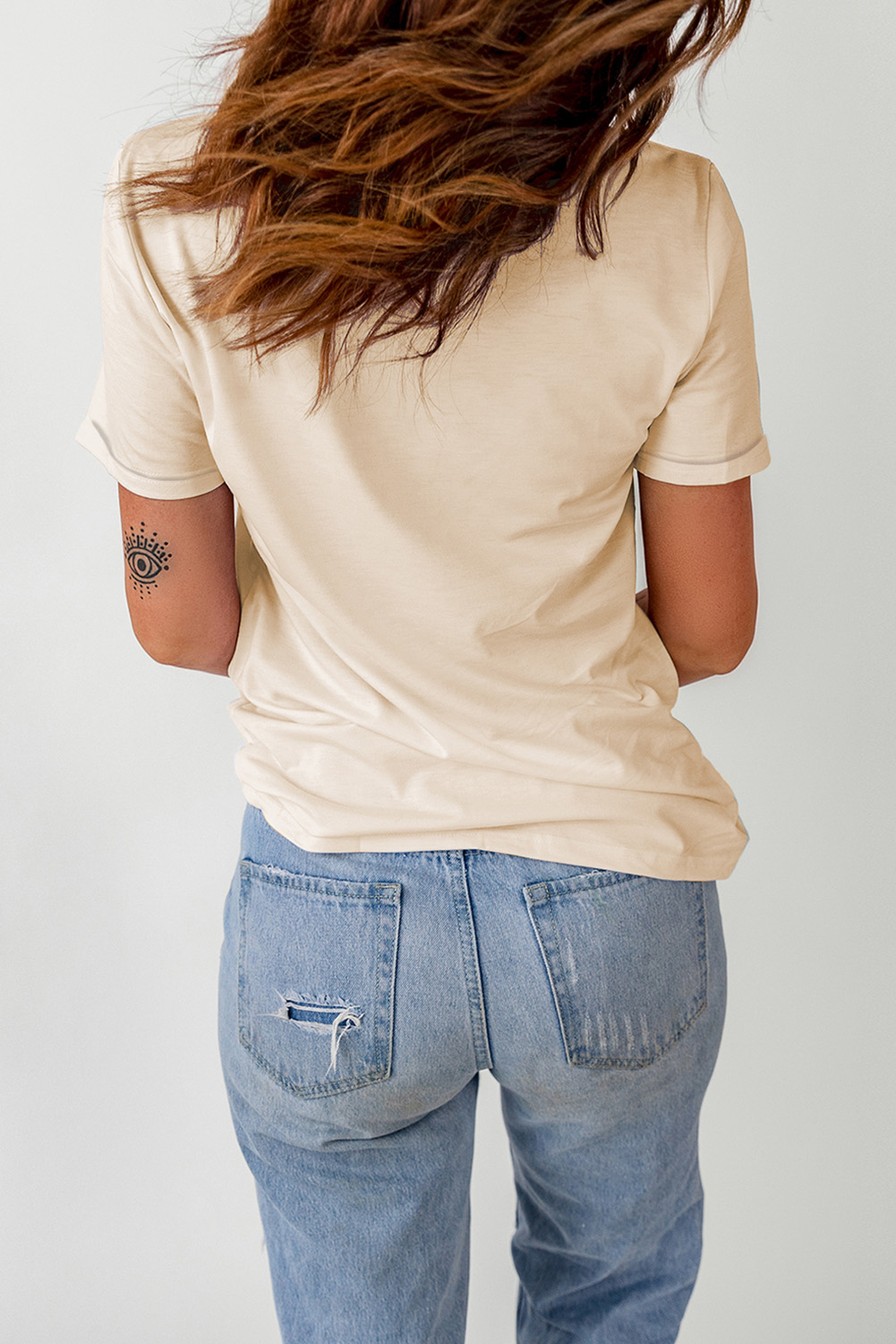 Khaki DO NOT BE LIKE THE REST OF THEM Darling Graphic Tee - loveforevers