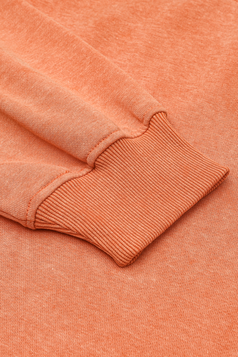 Brown Drop Shoulder Crew Neck Pullover Sweatshirt - loveforevers
