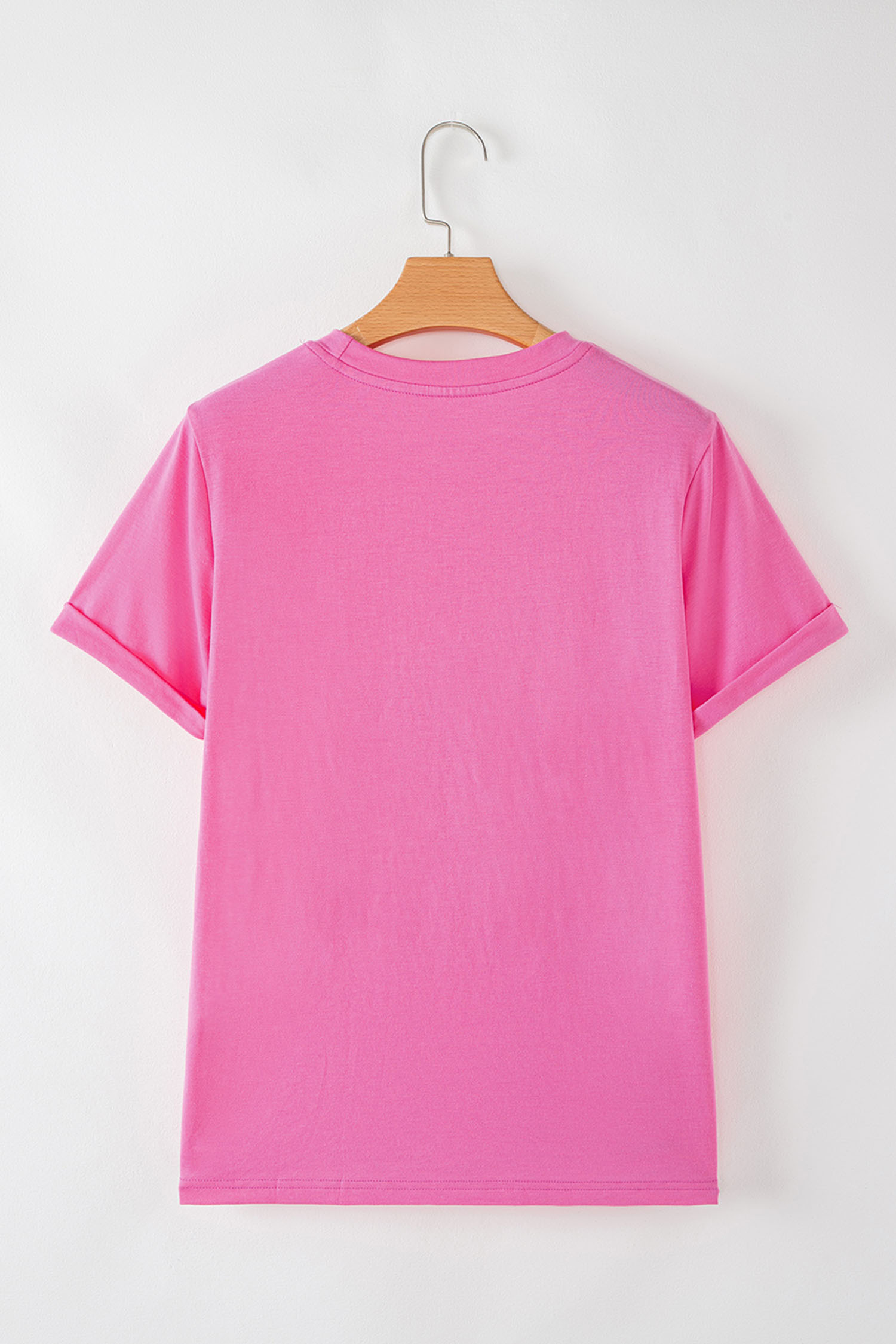 Sachet Pink Sequined XOXO Graphic Valentine T Shirt - loveforevers