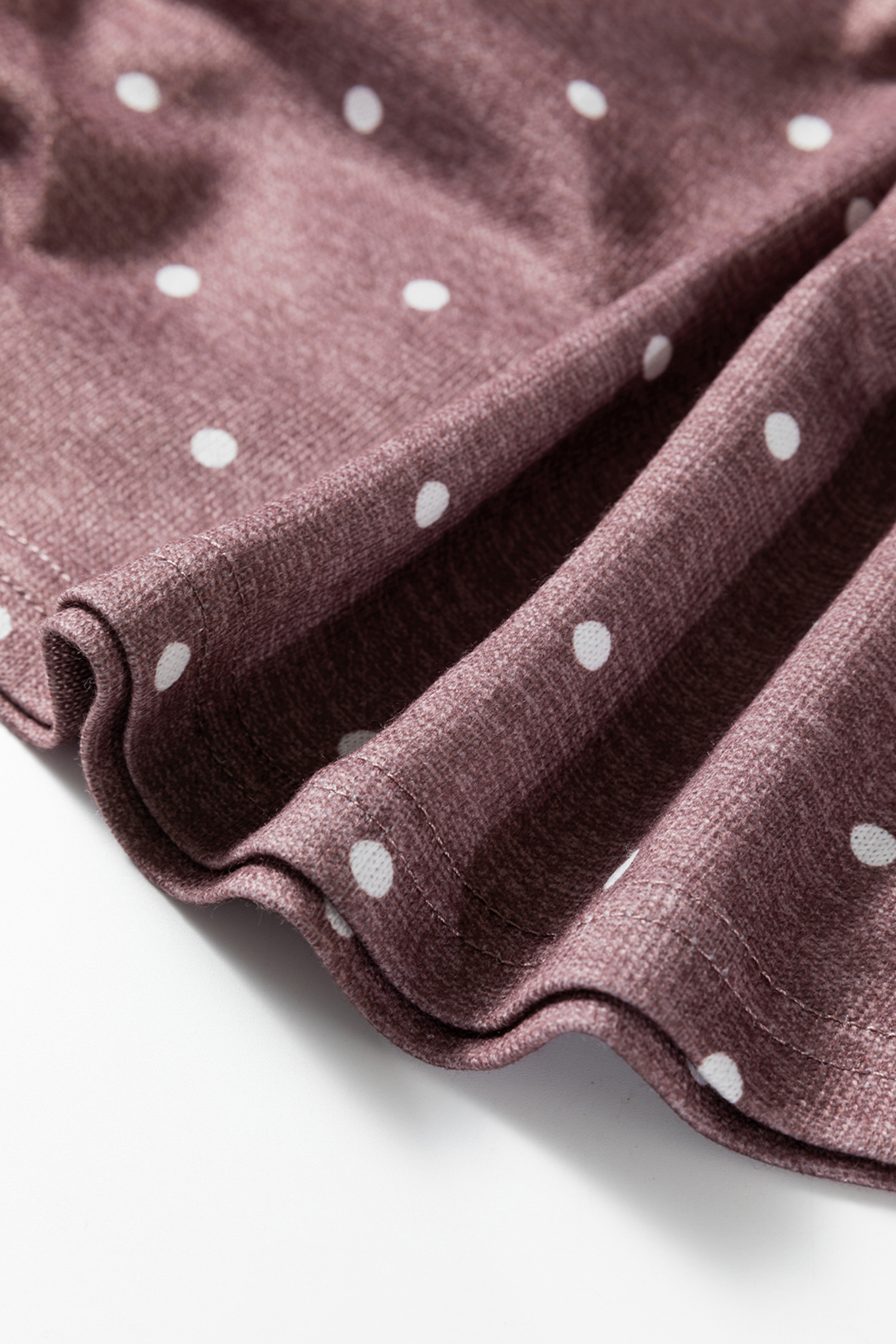 Jet Stream Polka Dot Boat Neck Knit Long Sleeve T Shirt - loveforevers