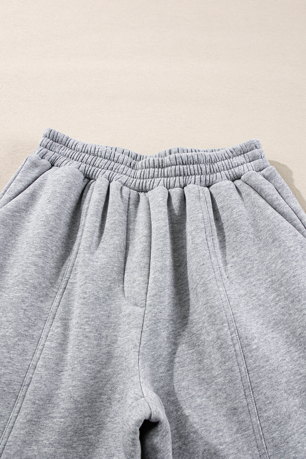 Navy Blue Solid Exposed Seams Hoodie and Joggers Activewear Set - loveforevers