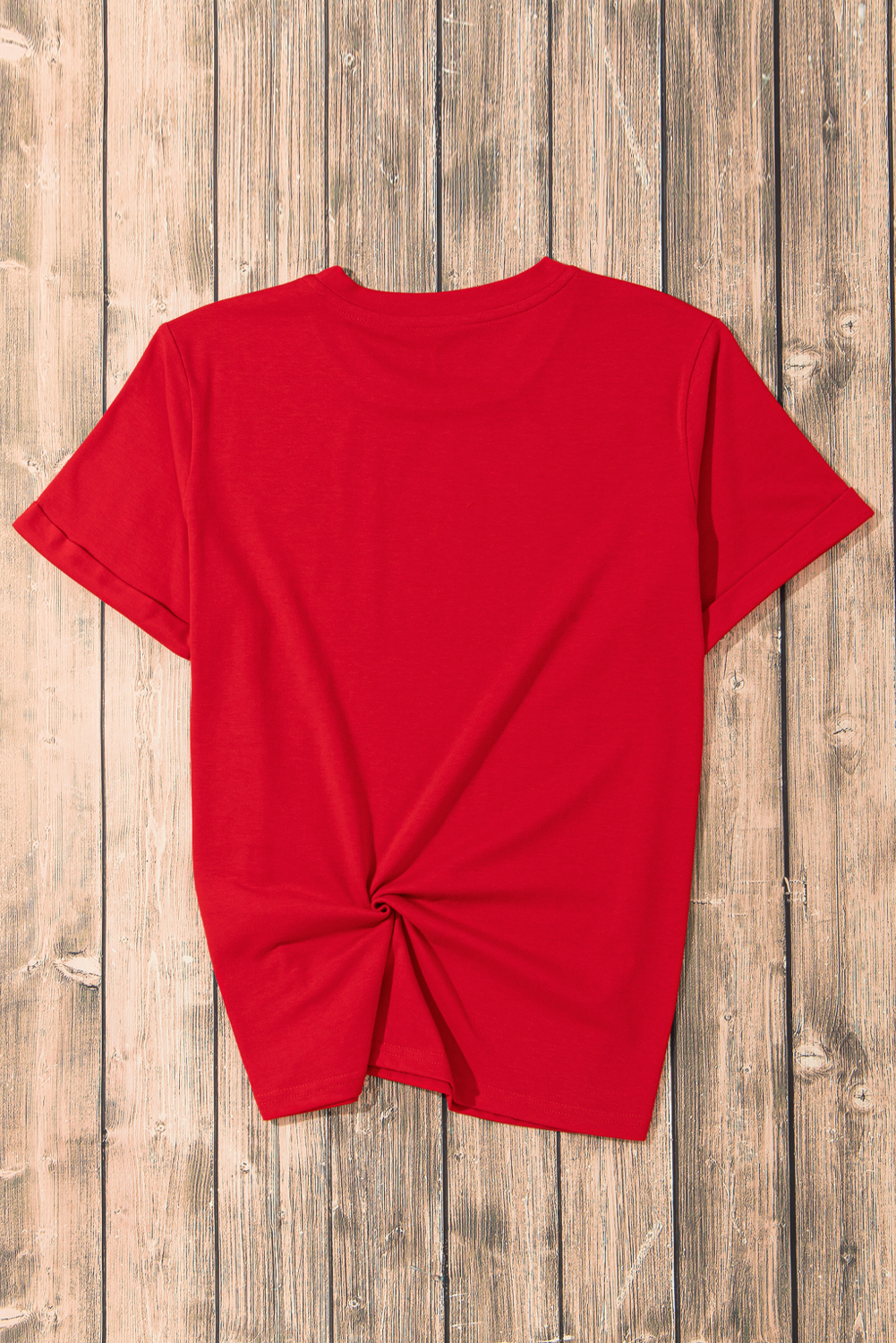 Red Western Animal Spots MAMA Letter Daisy Flower Printed Tee - loveforevers