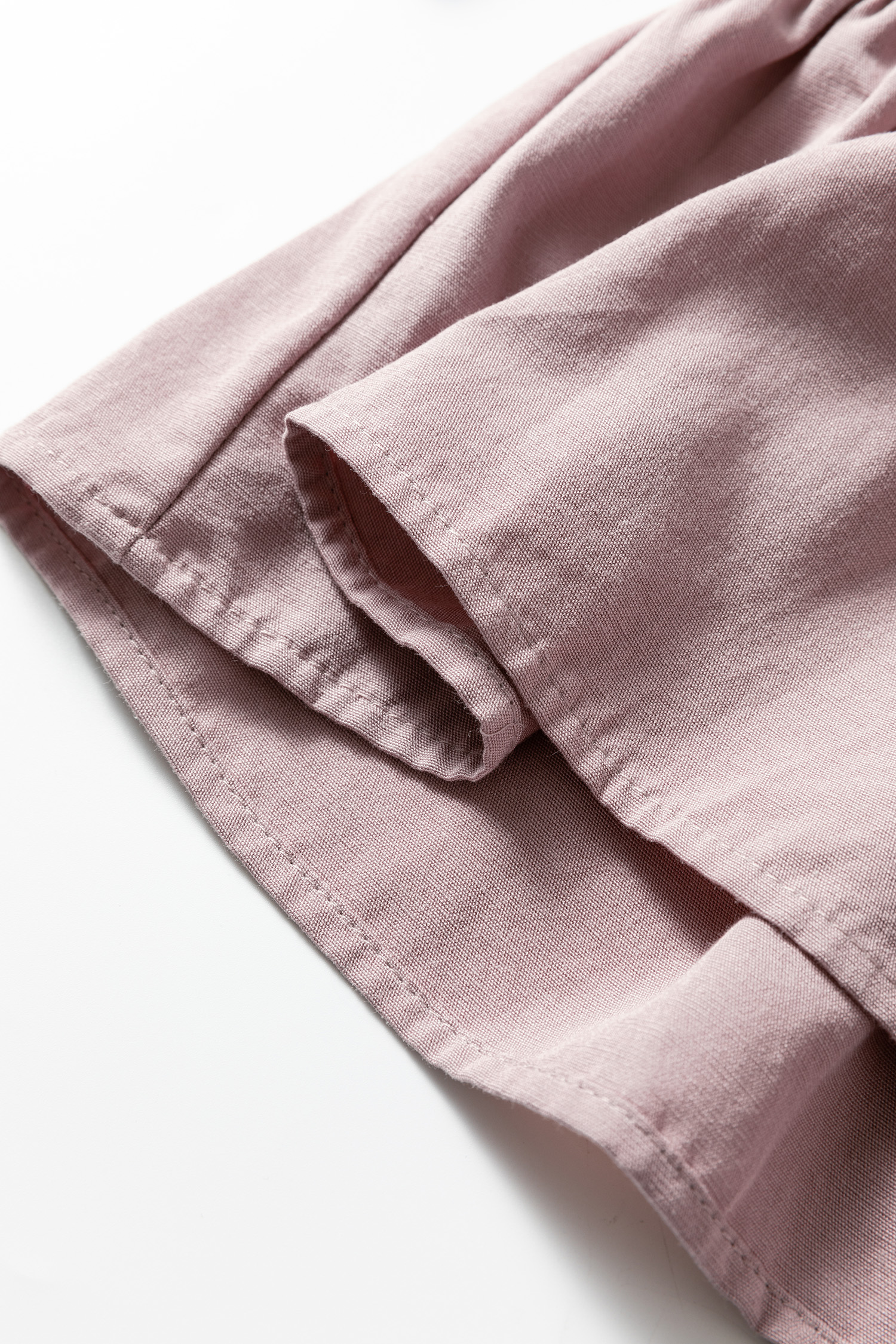 Sepia Rose Slit V Neck Ruffled Loose Blouse - loveforevers