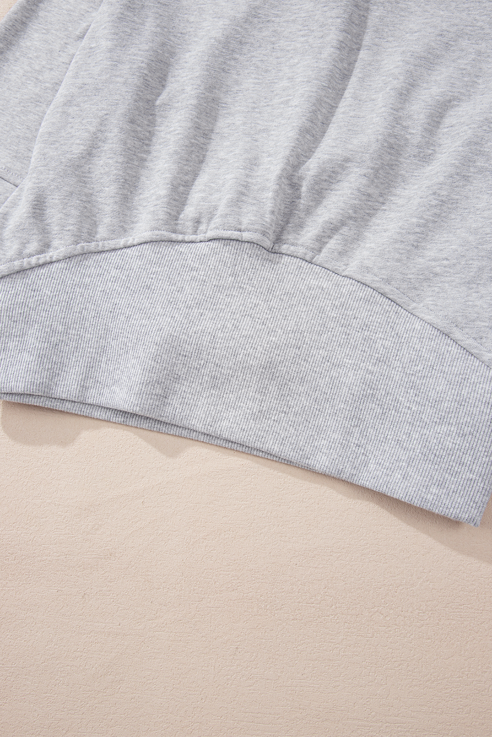 Aruba Blue Quarter Zip Stand Neck Kangaroo Pocket Sweatshirt - loveforevers