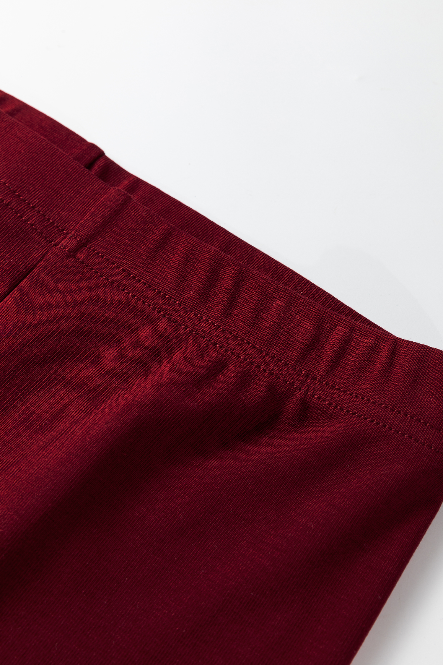Red Stripe Pullover Hoodie Ribbed Solid Pants 2pcs Set Outfit - loveforevers