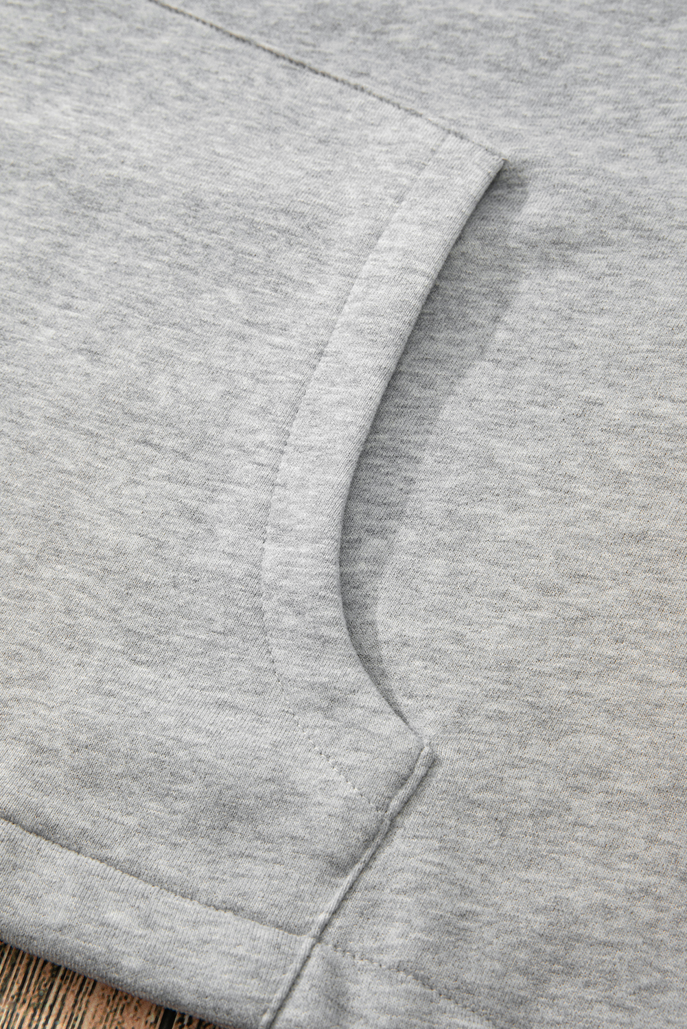 Bonbon Fleece Lined Half Zipper Kangaroo Pockets Loose Hoodie - loveforevers
