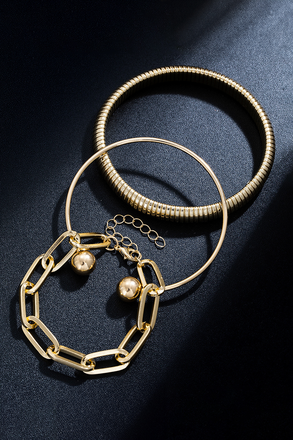 Gold Plated 3 Pieces Different Bracelets - loveforevers