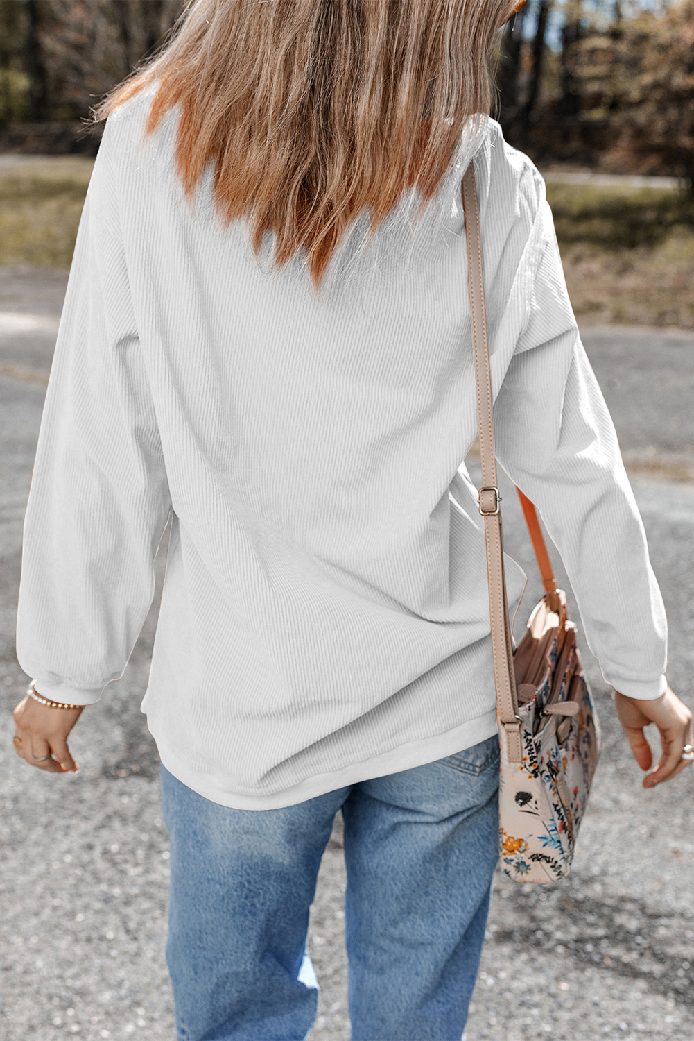 White Twisted Ribbed Merry Christmas Nutcracker King Printed Sweatshirt - loveforevers