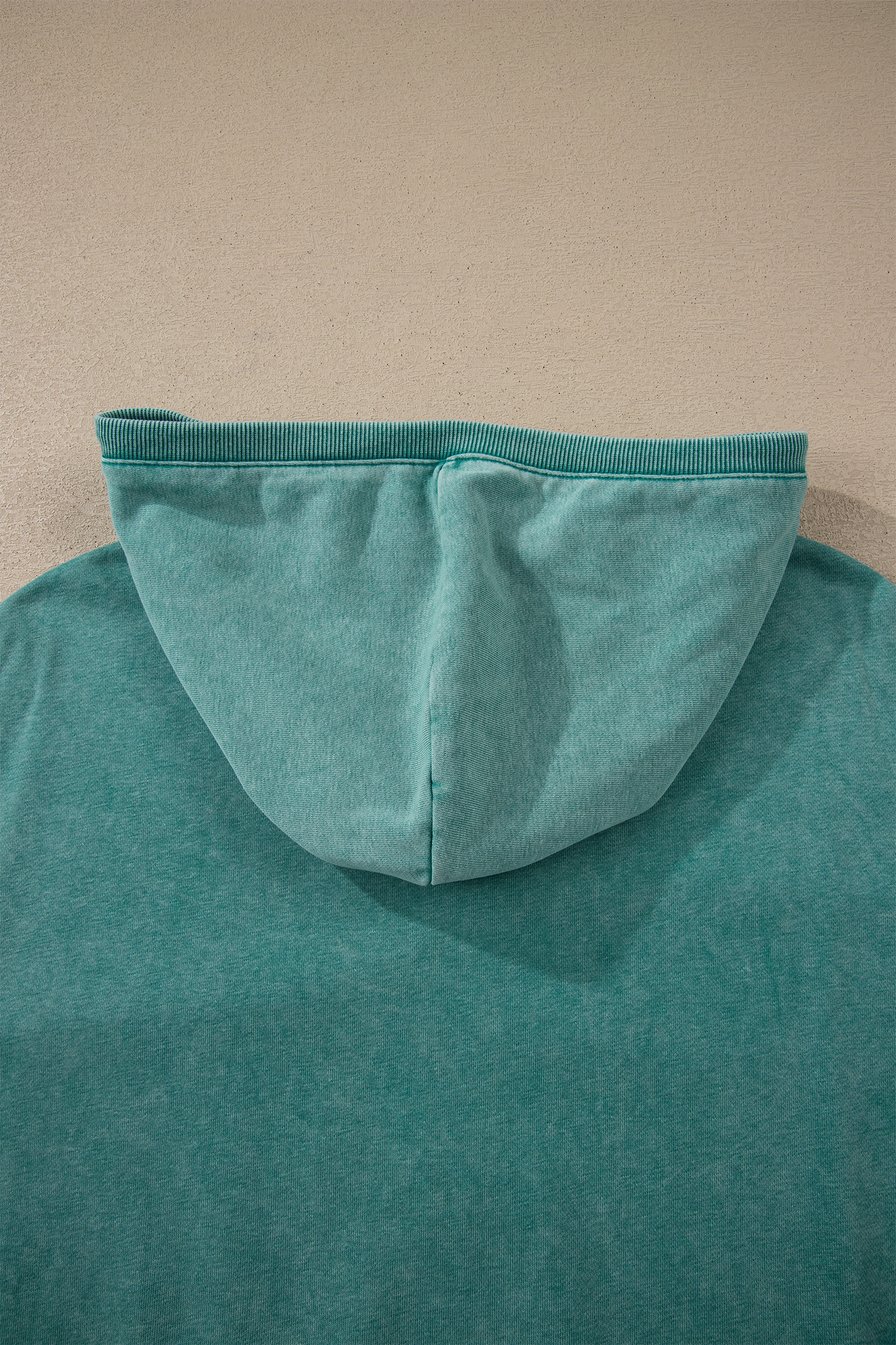 Canton Half Zip Kangaroo Pocket Mineral Wash Baggy Hoodie - loveforevers