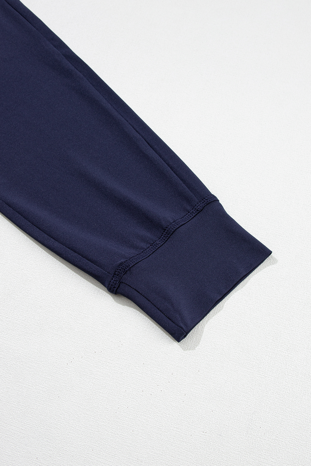Black Drawstring Elastic Waistband Pocketed Joggers - loveforevers
