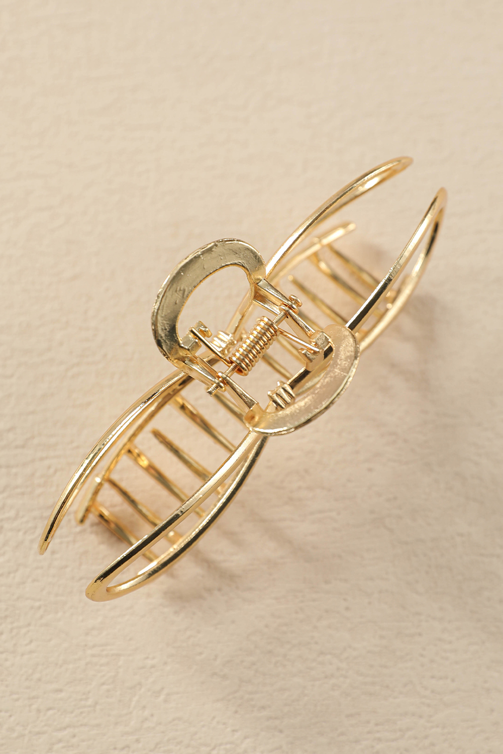 Gold Bowknot Shape Claw Clip - loveforevers
