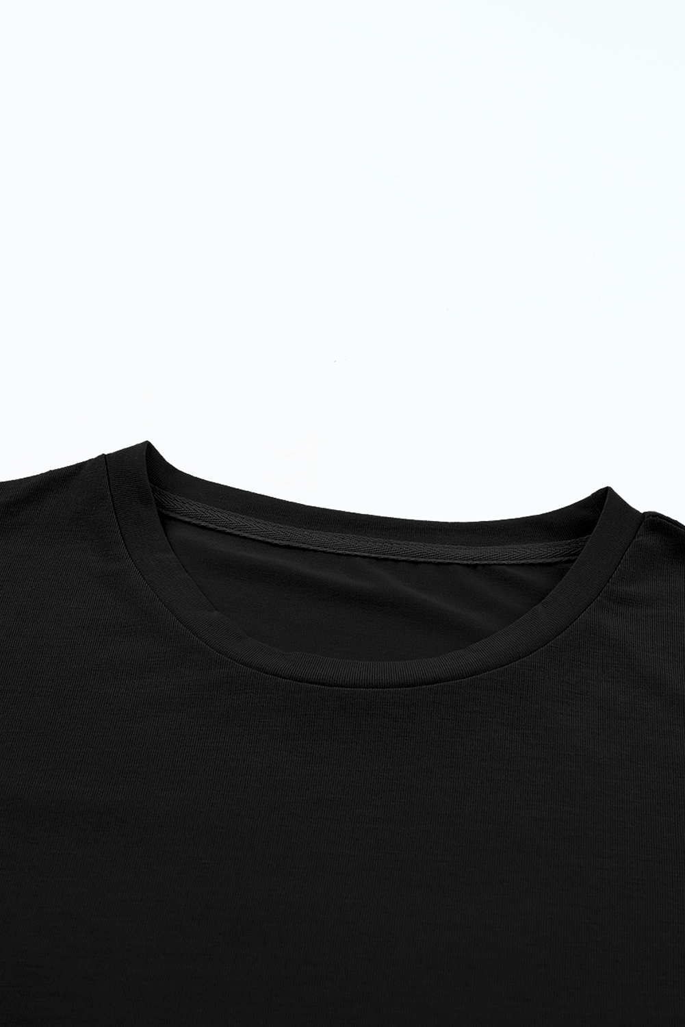 Khaki Casual Plain Crew Neck Tee - loveforevers