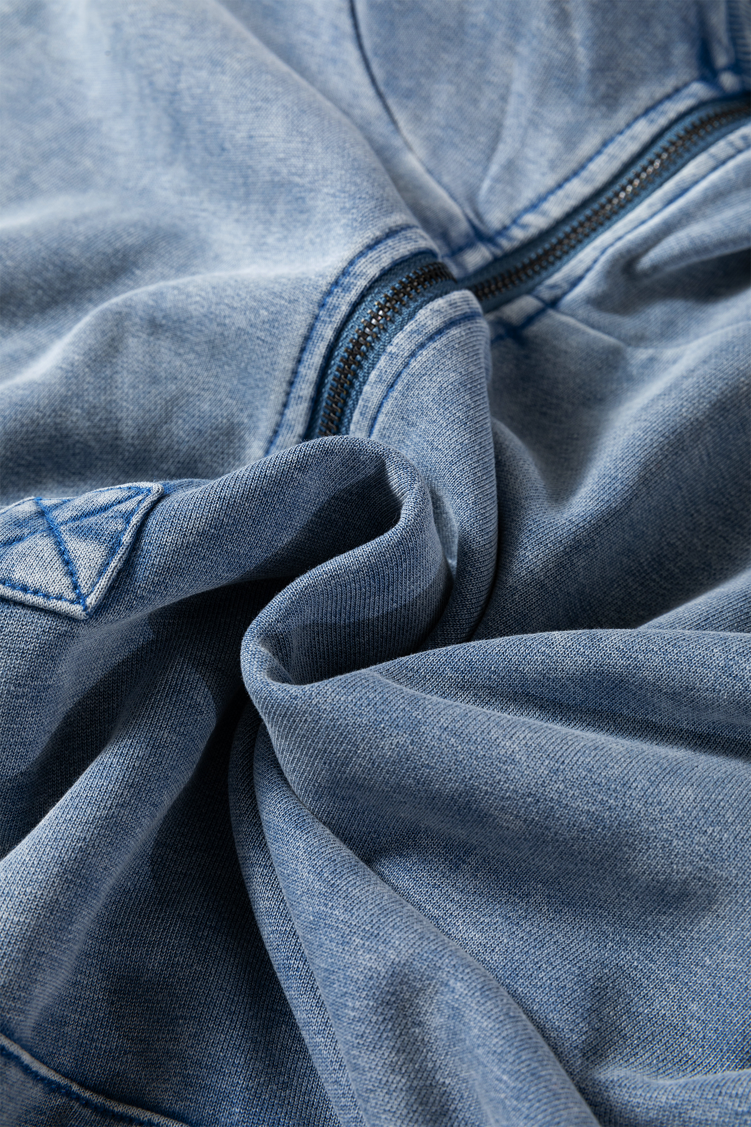 Canton Half Zip Kangaroo Pocket Mineral Wash Baggy Hoodie - loveforevers
