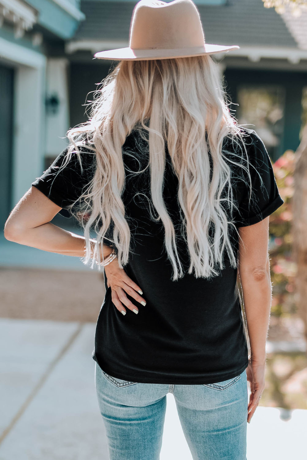 White MAMA Leopard Embroidered Crew Neck Graphic Tee - loveforevers